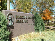 UW-SP sign image